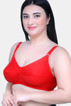 Maroon Clothing Single Layered Non Wired Full Coverage Minimiser Bra (Pack of 2) - Multicolor — thumbnail 3